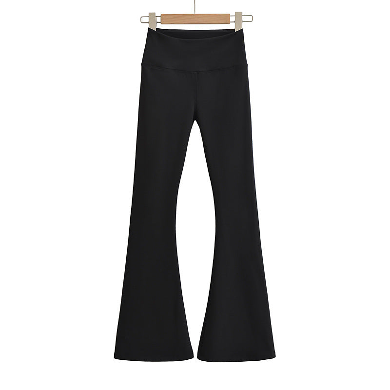 Thickened Sanded Fabric Yoga Bell-bottom Pants Women
