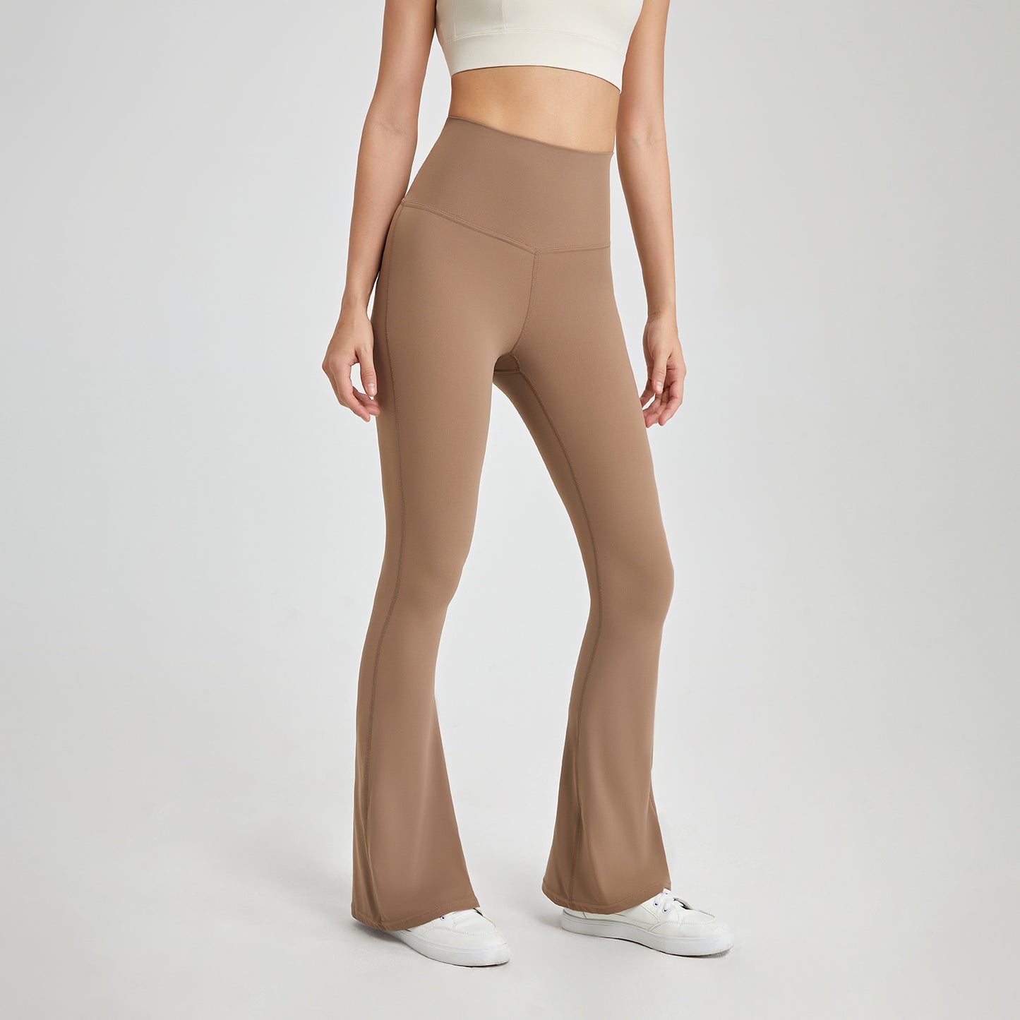 Nude Feel Stretch Yoga Bell-bottom Pants