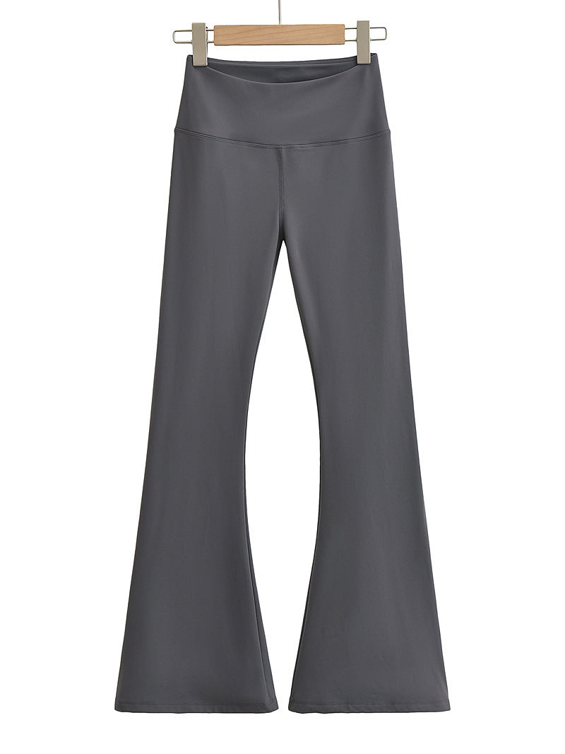 Thickened Sanded Fabric Yoga Bell-bottom Pants Women