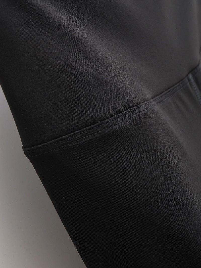 Thickened Sanded Fabric Yoga Bell-bottom Pants Women